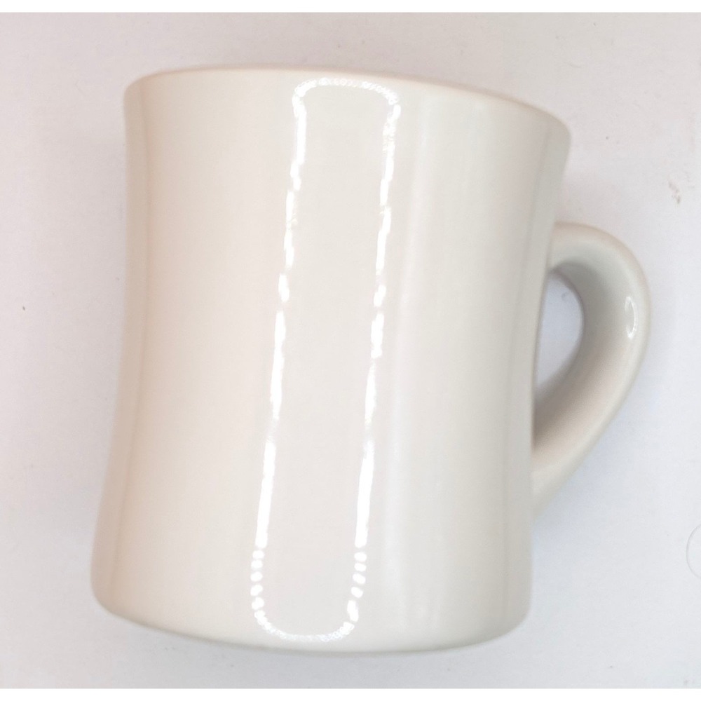 Espresso Parts Inkwell & Brew Coffee Mug White Ceramic Diner Style Olympia WA
